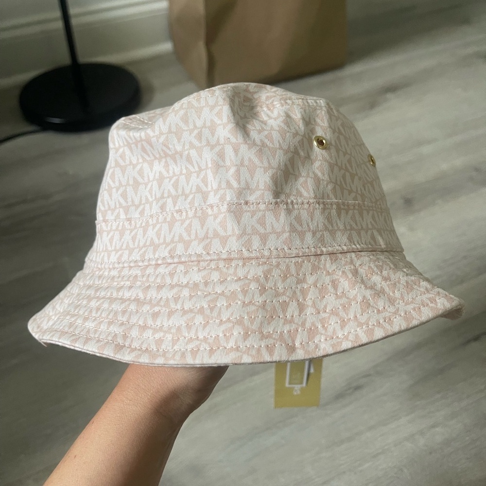 Michael Kors Powder Blush Bucket Hat